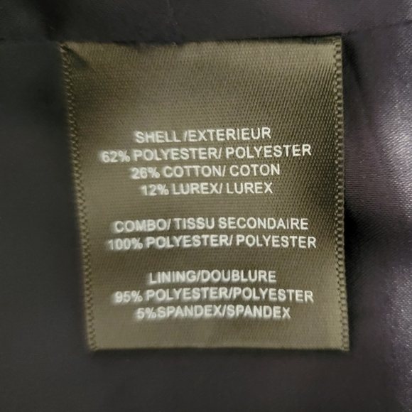 Badgley Mischka Size 8 Navy Blue Silver Floral Sheath Kurstin Dress w/ Pockets - Picture 11 of 12